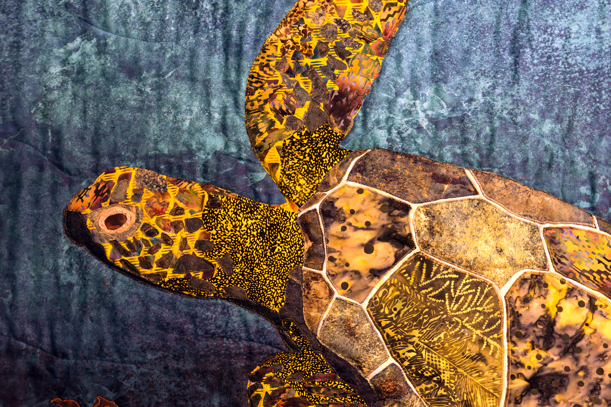 Fabulous Flippers SAQA Studio Art Quilt Associates